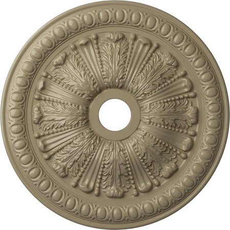 Ekena Millwork Tomango Egg & Dart Medallion (Canopies up to 6 3/4"), 27 7/8"OD x 3 7/8"ID x 2 1/2"P, Gobi Desert CM27TOGDF